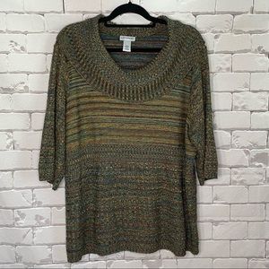 CATHERINES Cowl Neck Sweater Size 2XWP